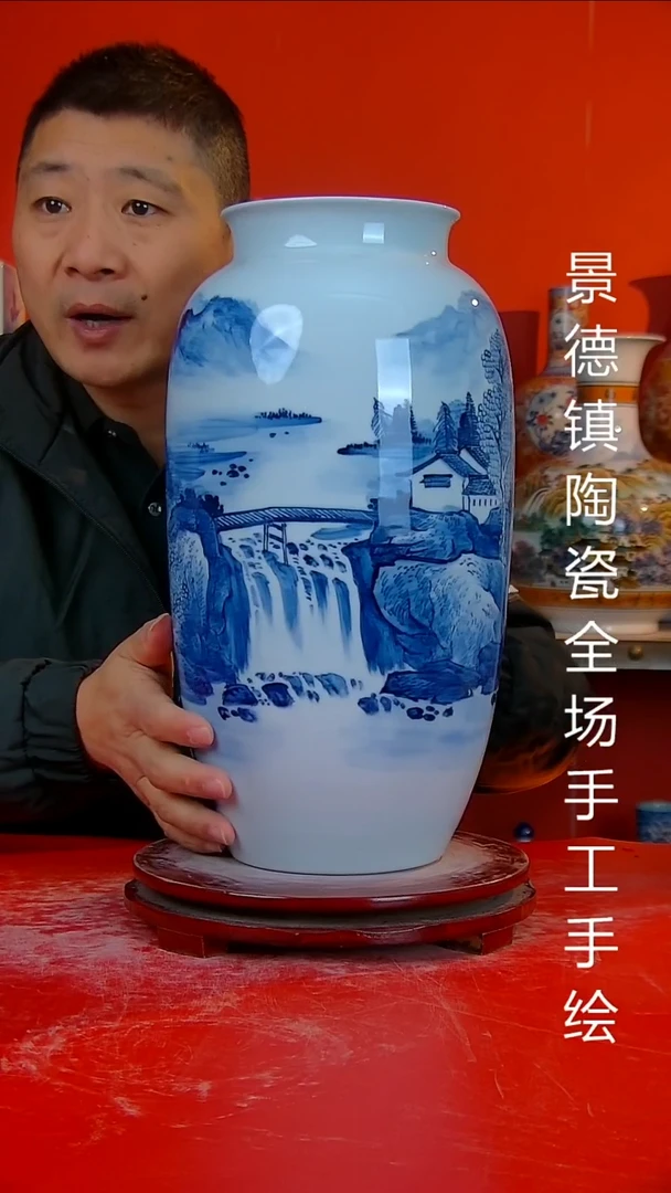 摆件陶瓷景德镇陶瓷 全场手工手绘