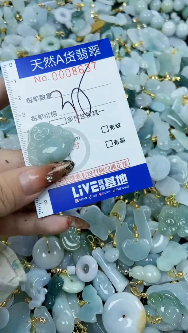 【闪购商品】翡翠颈饰未镶嵌天然A货翡翠