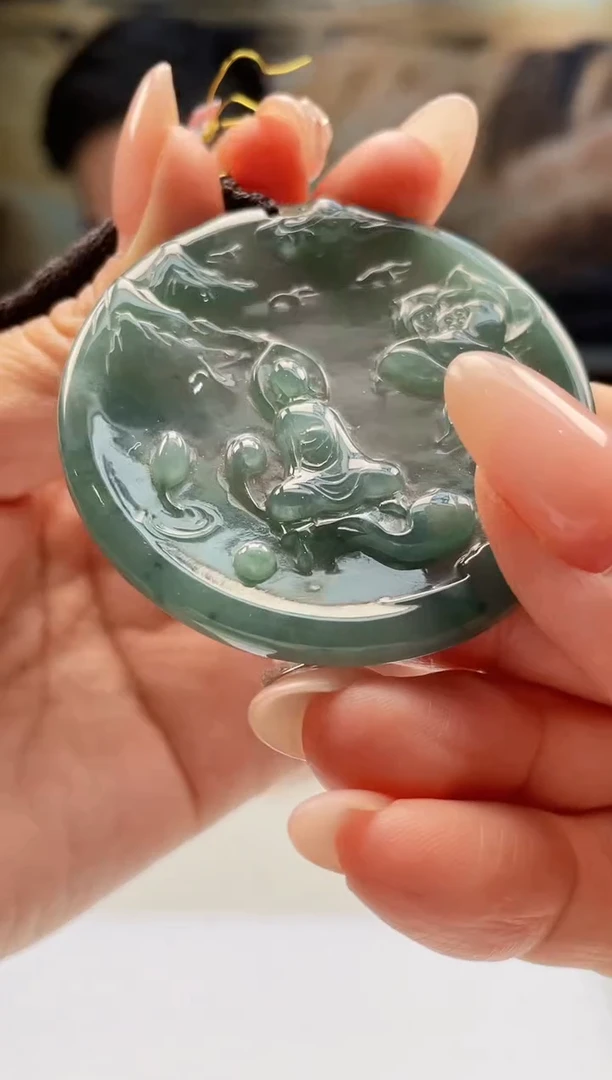 翡翠未镶嵌吊坠(不含链)多样性发其一 29