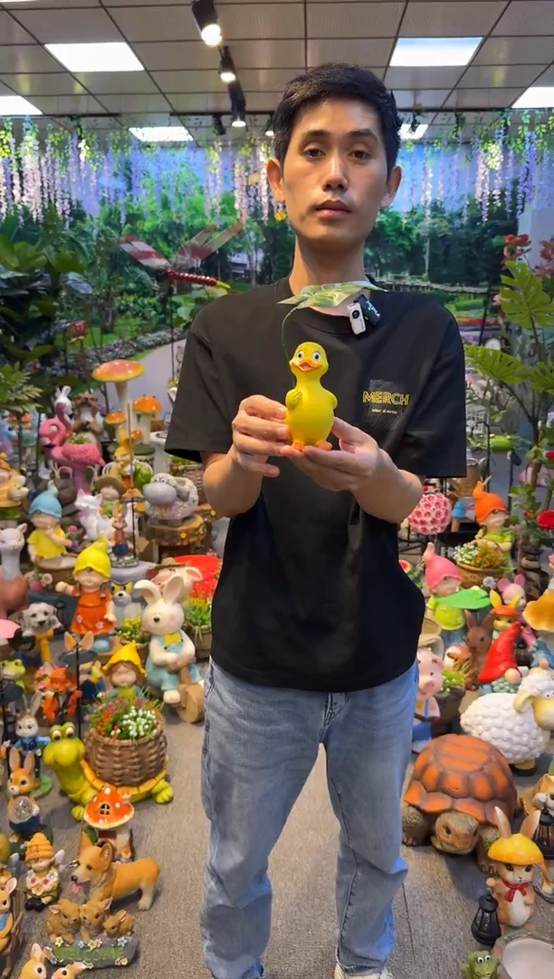 无花朵花园庭院摆件&00&