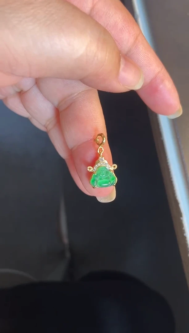吊坠(不含链)银S925镶嵌翡翠1