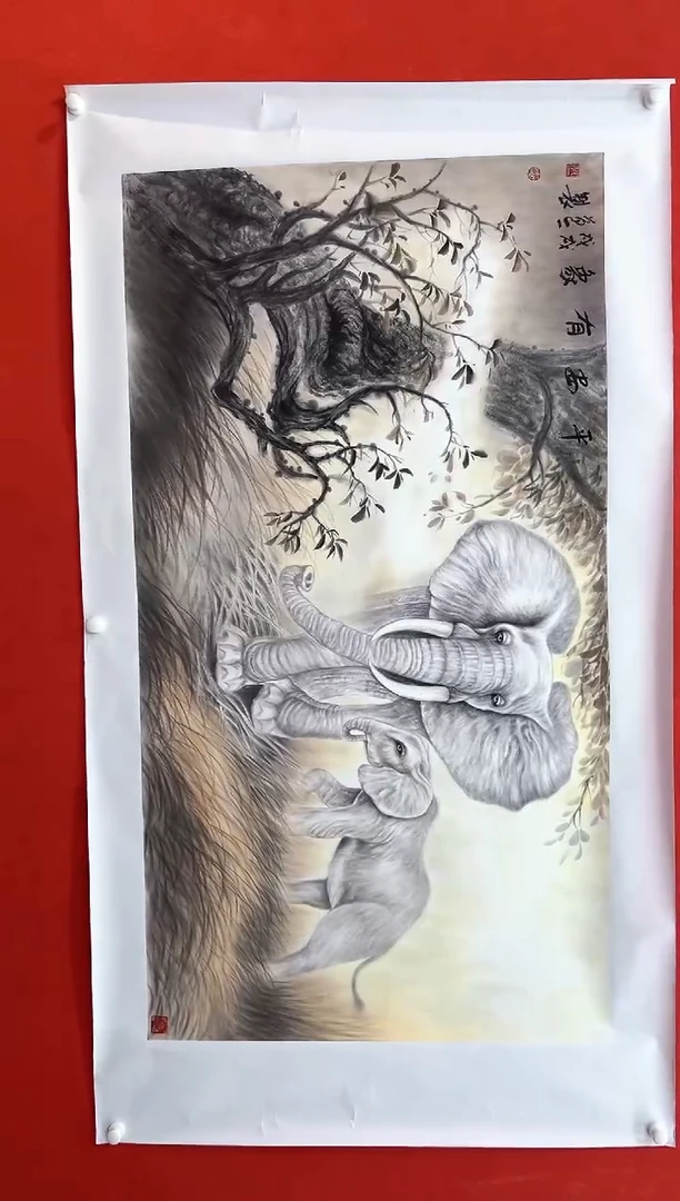 【闪购商品】国画道一老师亲笔绘画作品B90