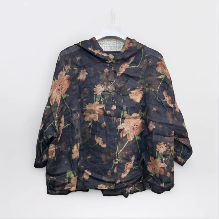 帽衫短袖知性风洋气高贵上衣老钱风微奢别致独特干练气场小众女装