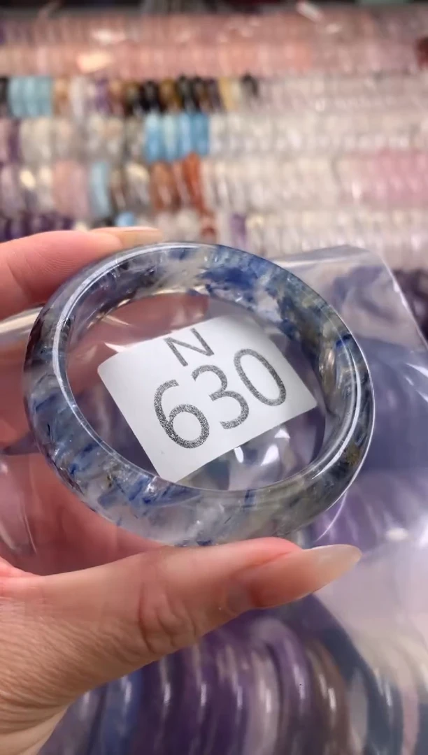 水晶珠宝半成品未镶嵌水晶手镯630-54