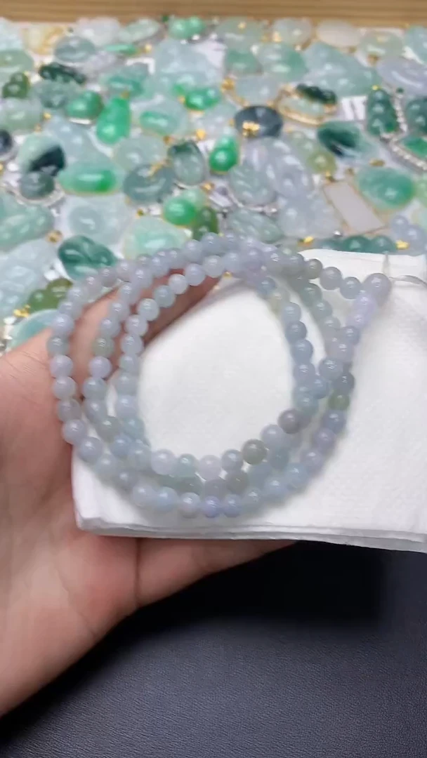 颈饰未镶嵌翡翠天然缅甸A货百元以上9元证书费自理