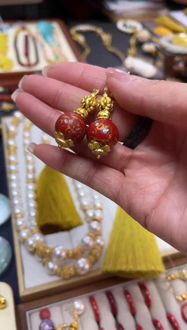心**念，福建大漆耳钩