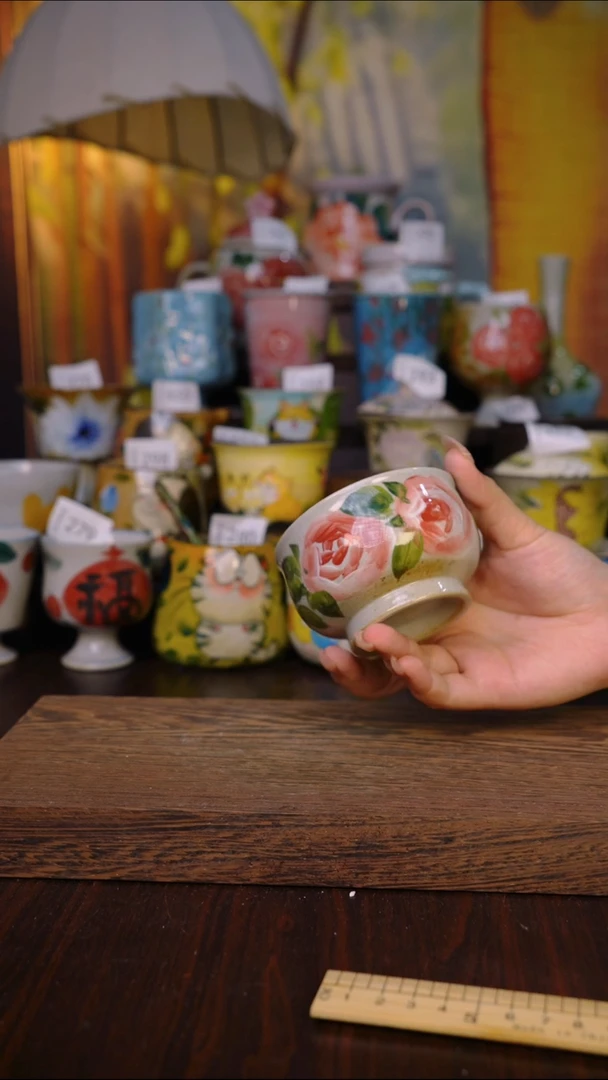 摆件泥垚手作 景德镇手工手绘器物