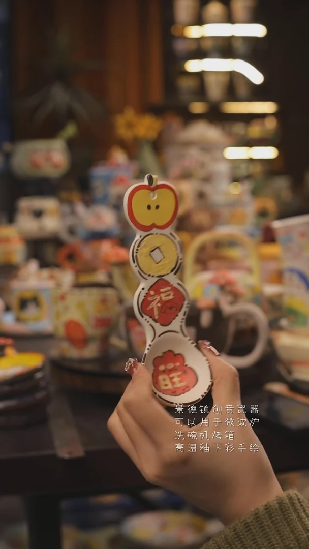 景德镇釉下彩绘设计师款式陶瓷