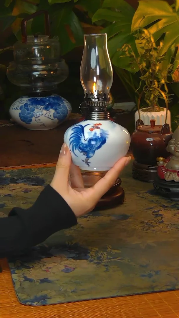 【闪购商品】景德镇陶瓷手工灯摆件