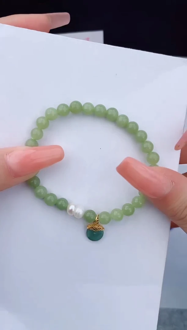 手链未镶嵌和田玉333友缘微色差T