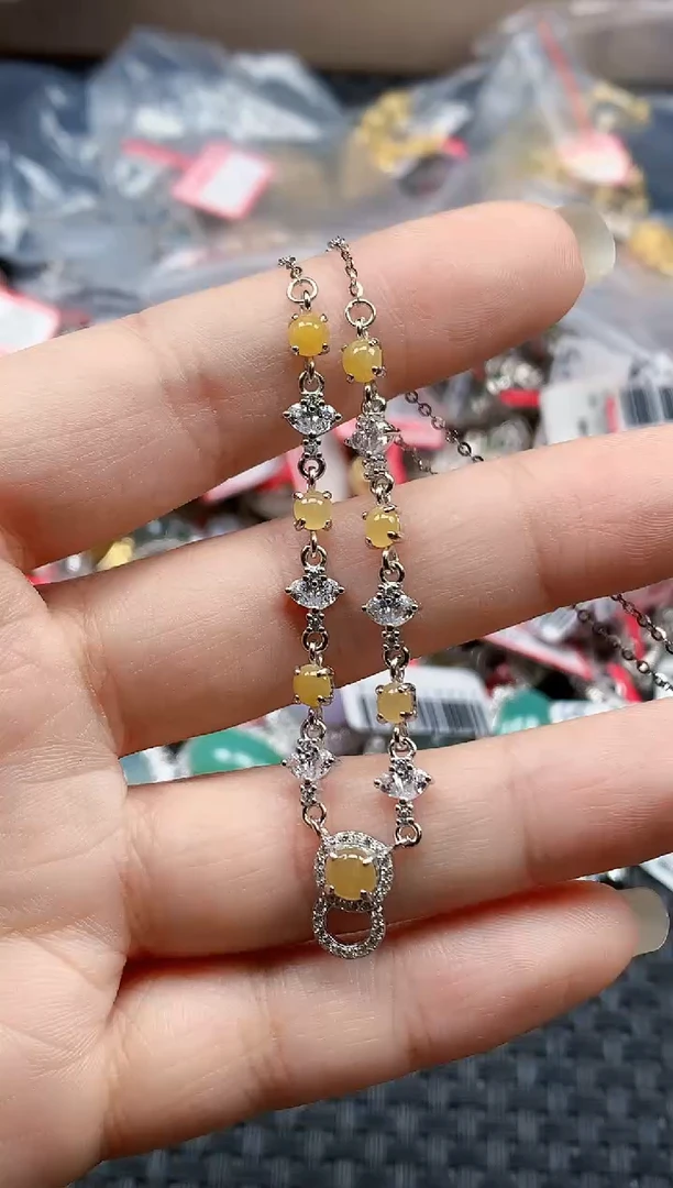 银S925镶嵌戒指翡翠天然A货缅甸翡翠