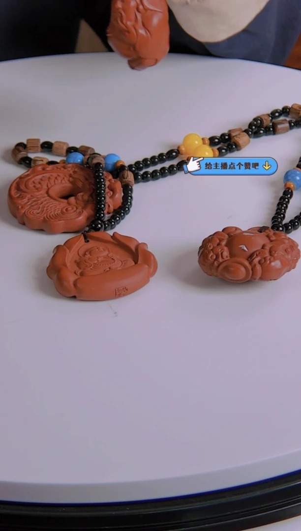 紫砂茶壶福禄财神