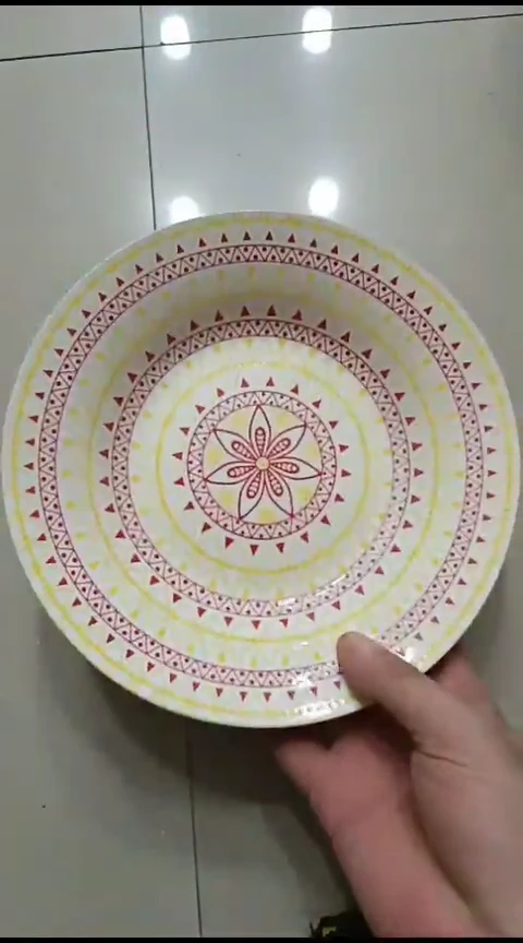 瓷23厘米波西米亚盘四个装