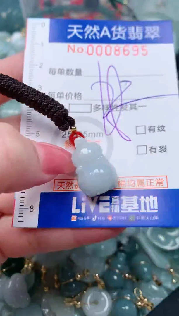 【闪购商品】翡翠颈饰未镶嵌00008695