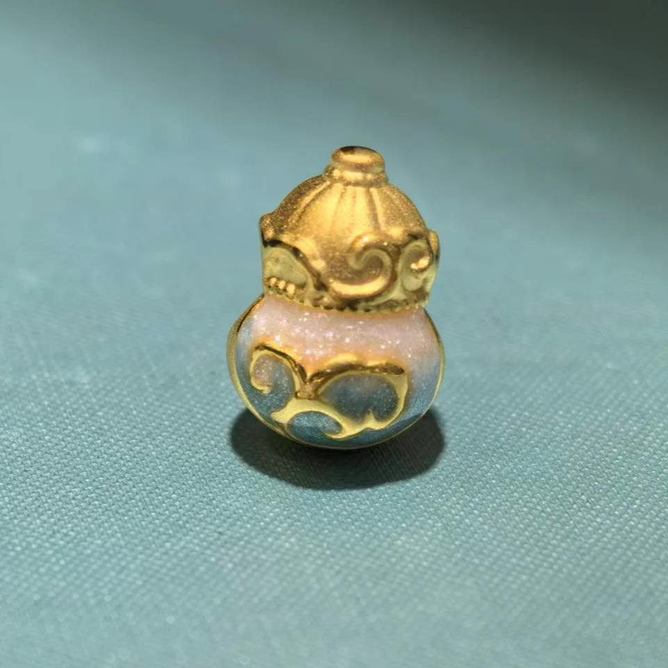明牌珠宝楼哥甄选足金999 珐琅彩葫芦 多样性发货