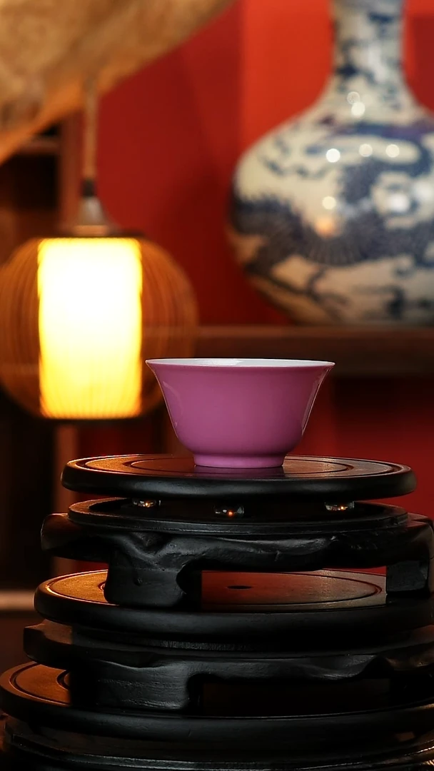 摆件单色釉19主人杯单杯