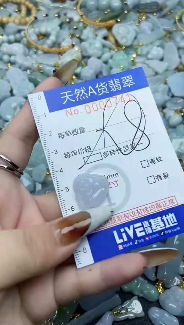 【闪购商品】翡翠颈饰未镶嵌天然A货翡翠