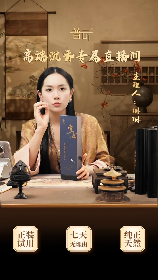 龙涎龙涎香200克线香+荷塘夜色卧香炉