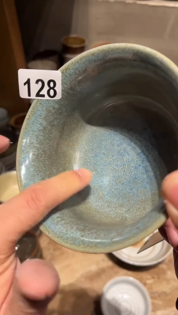 【闪购商品】瓷片128聚光灯万福碗1个