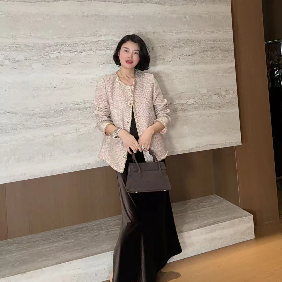 TANTAN 气质时尚轻奢高级感秋季小香风外套3115