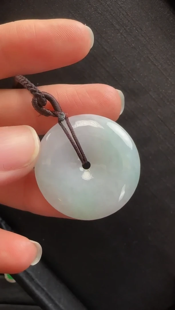 【闪购商品】翡翠颈饰未镶嵌854平安扣一个 | 多样性发一