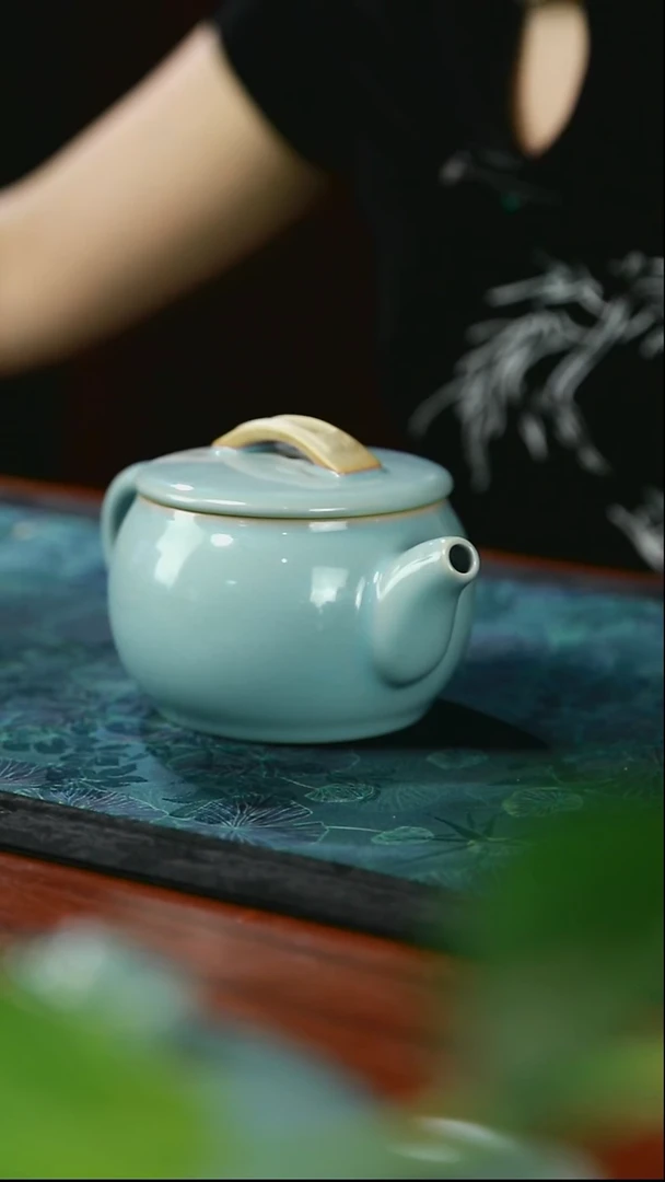 汉瓦壶 支钉开片 一级品