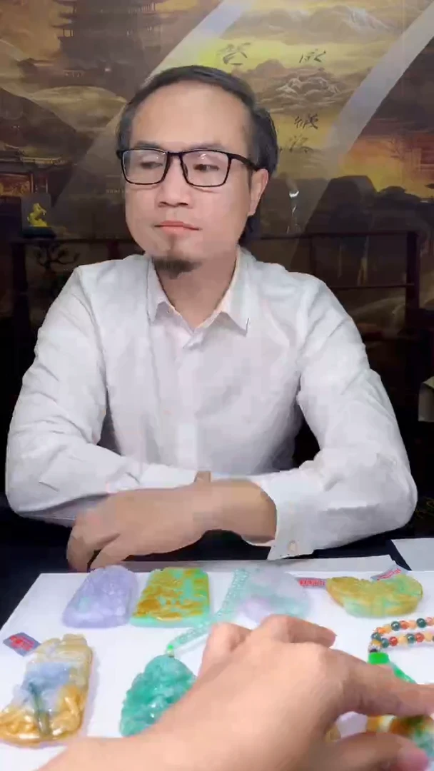 定制翡翠未镶嵌1085jj-毛货挂件