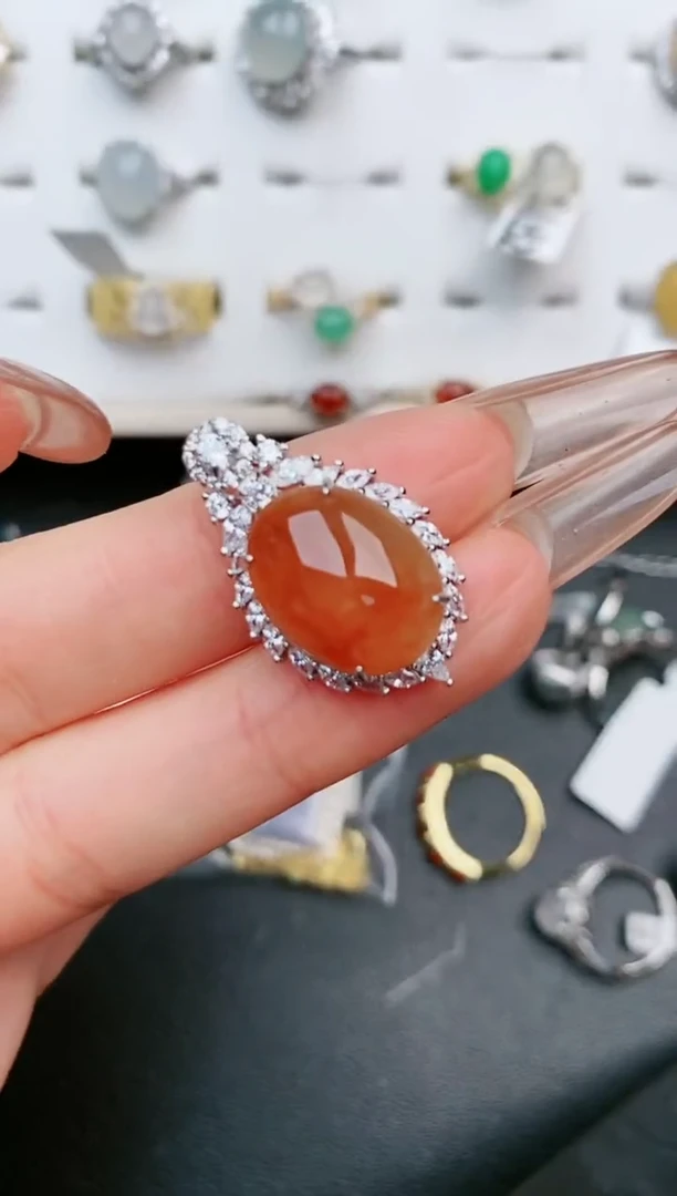 【闪购商品】翡翠戒指银S925镶嵌......