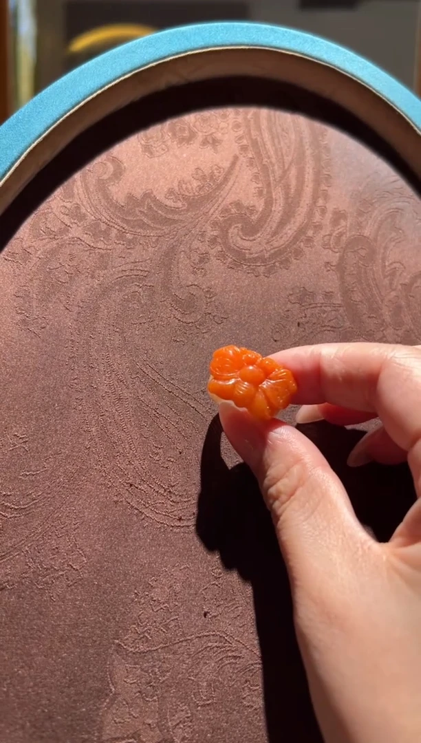 翡翠戒指未镶嵌红翡绿翠6 号