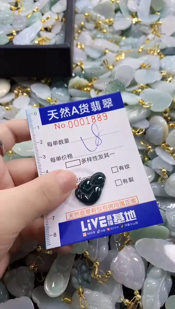 颈饰未镶嵌翡翠天然A货翡翠