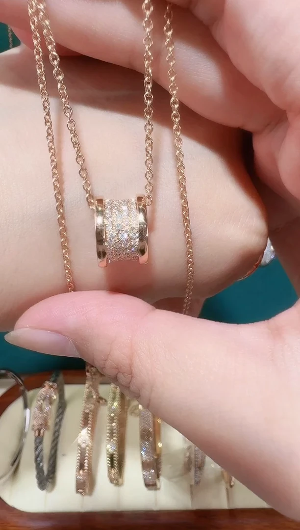 套链18K金镶嵌钻石套链