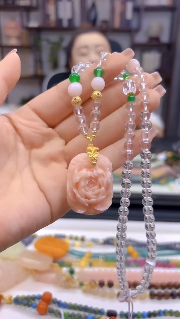 未镶嵌毛衣链水晶M701