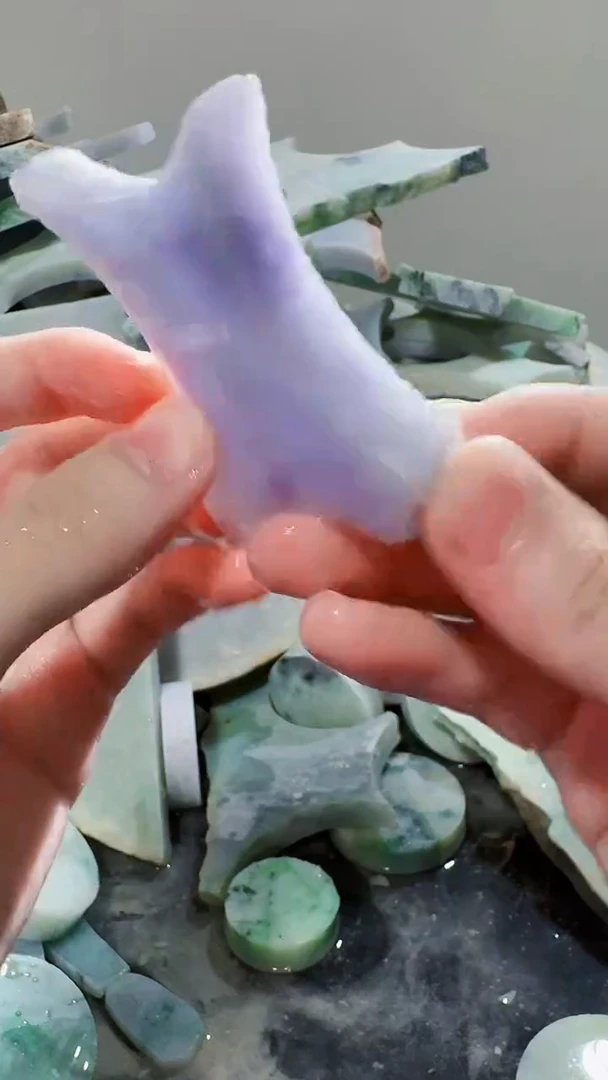 裸石翡翠缅甸翡翠A货文3945