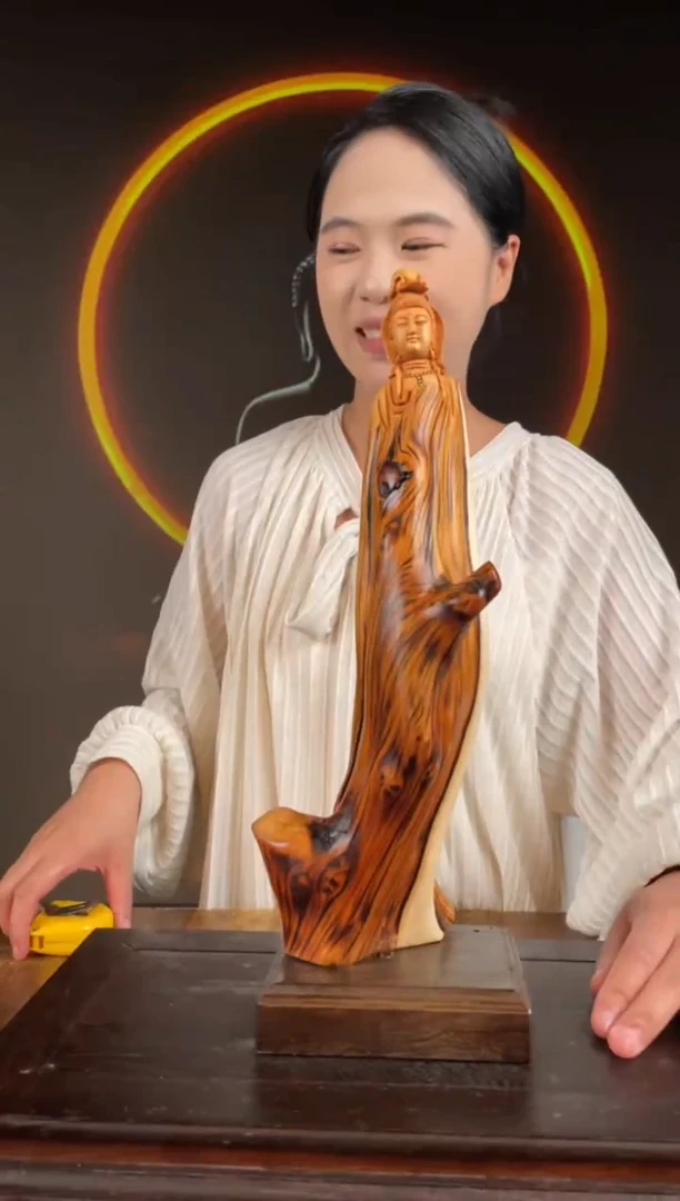 柏木（崖柏）手工摆件,先抢先得! 编号:98