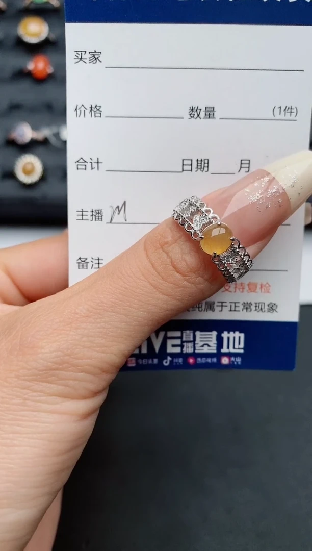 【闪购商品】翡翠戒指银S925镶嵌.............