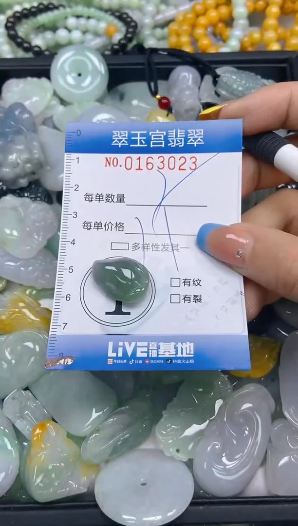 翡翠未镶嵌颈饰闪购0163023