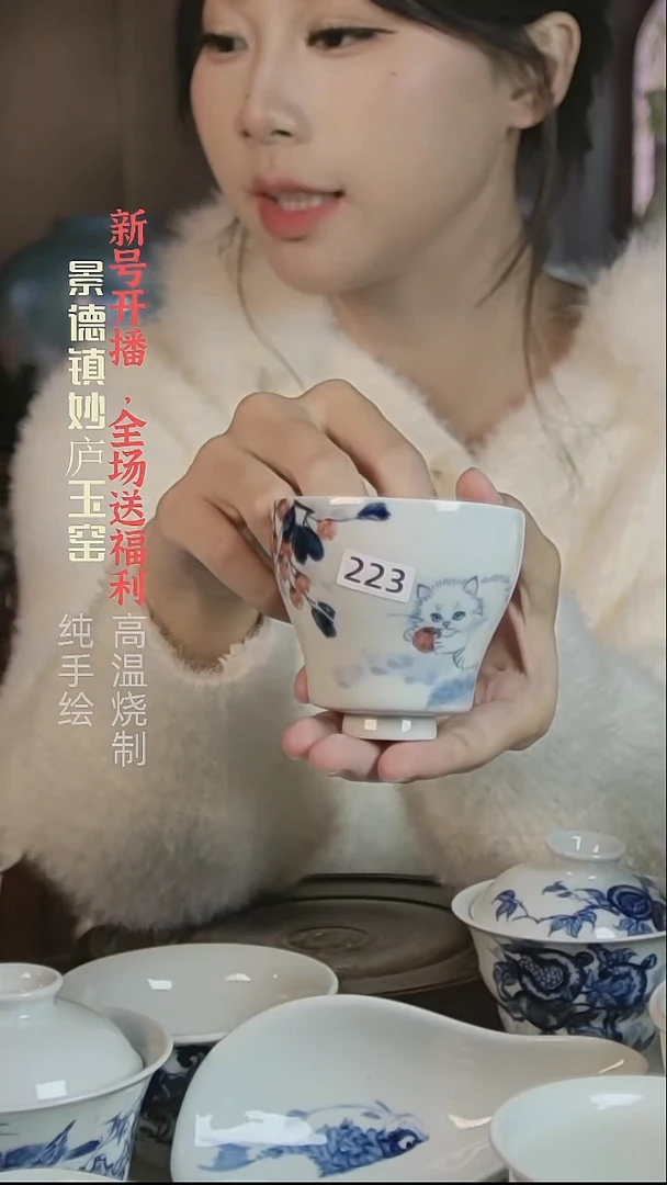 盘妙庐玉窑手握杯223