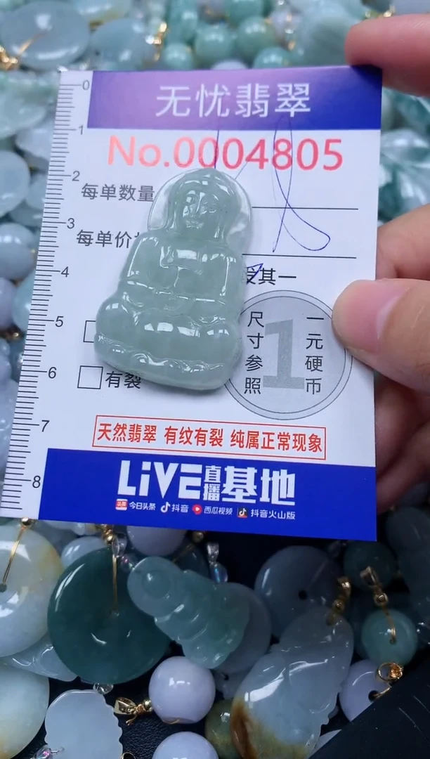 颈饰未镶嵌翡翠4805