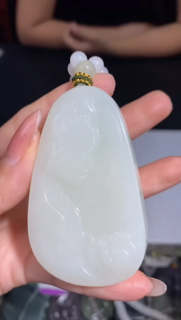 颈饰未镶嵌和田玉34962