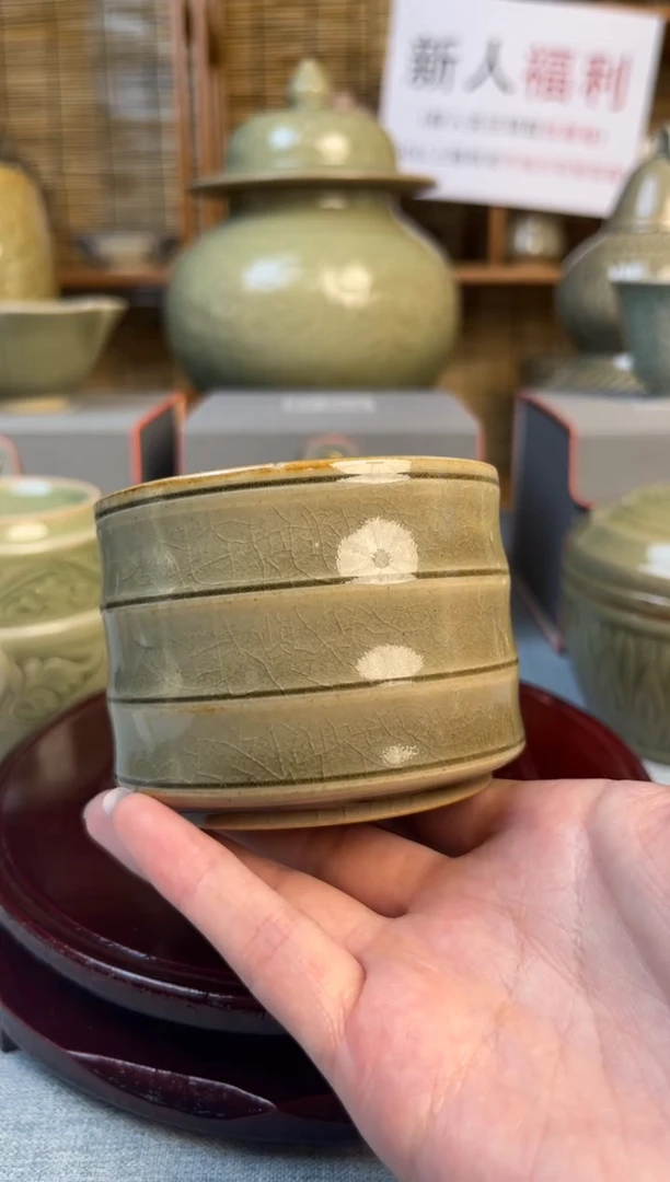 杯手工煤烧竹节杯