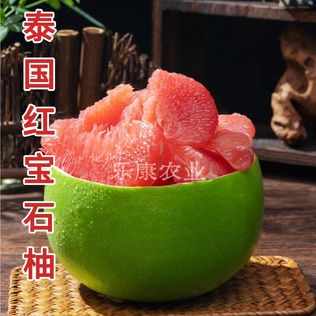 【红宝石青柚  】正宗泰国红宝石柚 越南青柚 红心柚 新品种嫁接苗