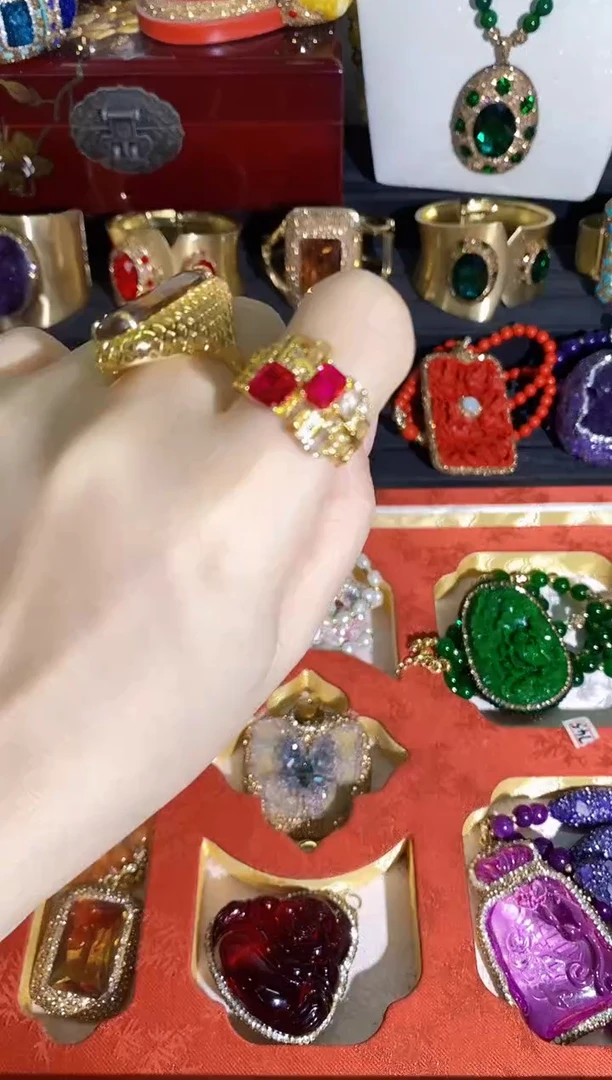 铜合金合成立方氧化锆戒指