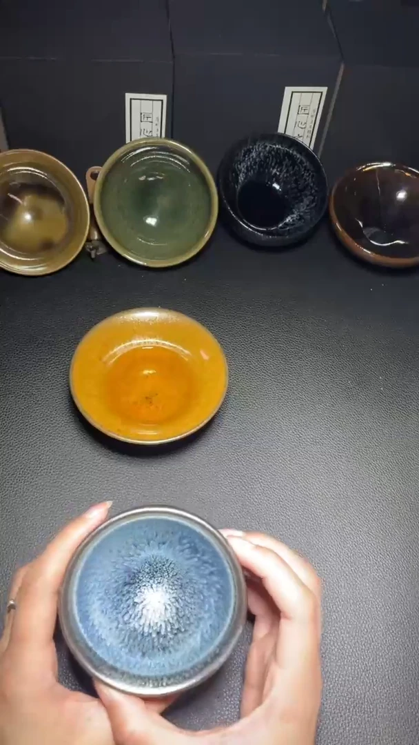 茶盏建窑建盏高端主人杯茶器