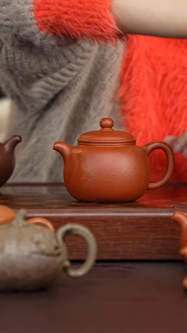 茶壶紫砂大红泥匏尊