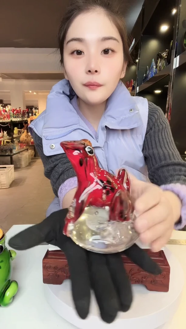 【闪购商品】茶盏琉璃摆件家居摆件