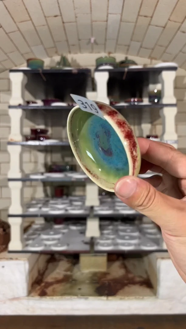 摆件精品窑变钧瓷茶器