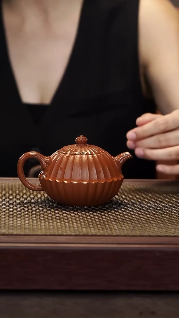 茶壶紫砂【润石堂】精品 朱泥