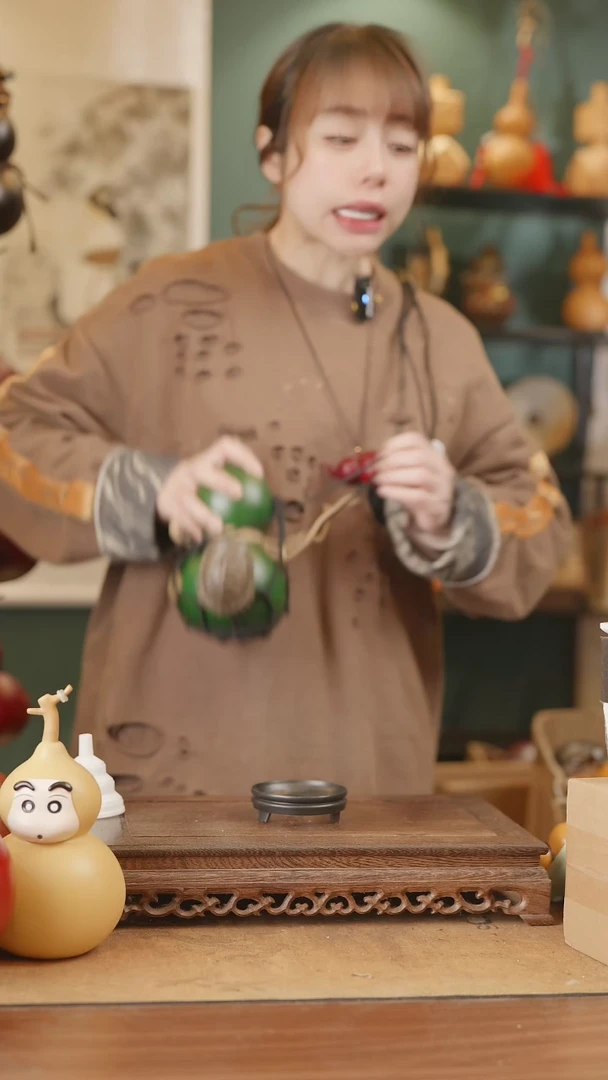 【闪购商品】113号精品天然大漆工艺防渗内胆酒葫芦~