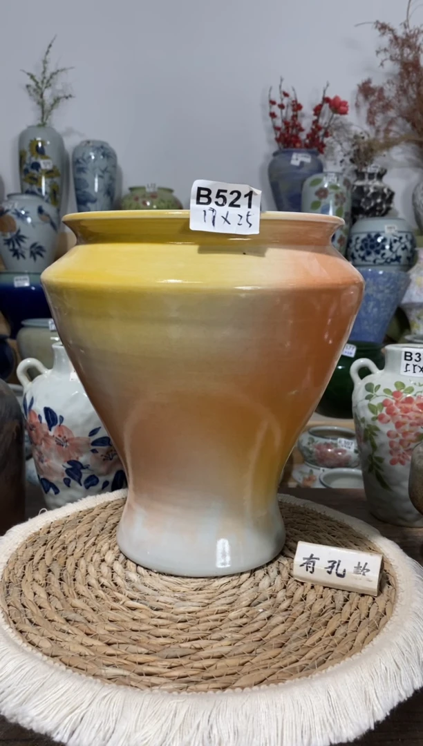 景德镇瓷韵陶瓷花盆   手工制品 完美主义者慎拍 B521