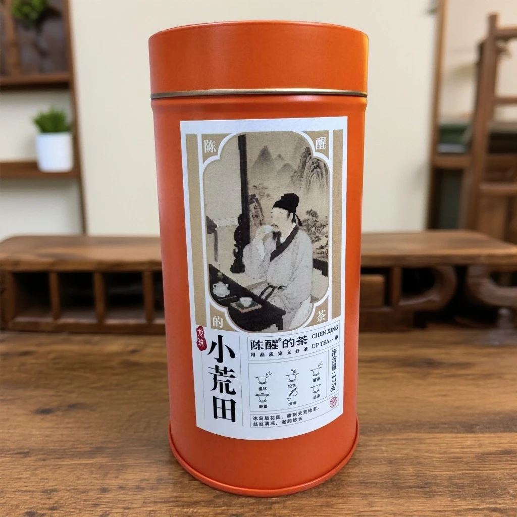 陈醒的茶【中秋茶礼】2024年小荒田古树龙珠 普洱生茶 175g/罐